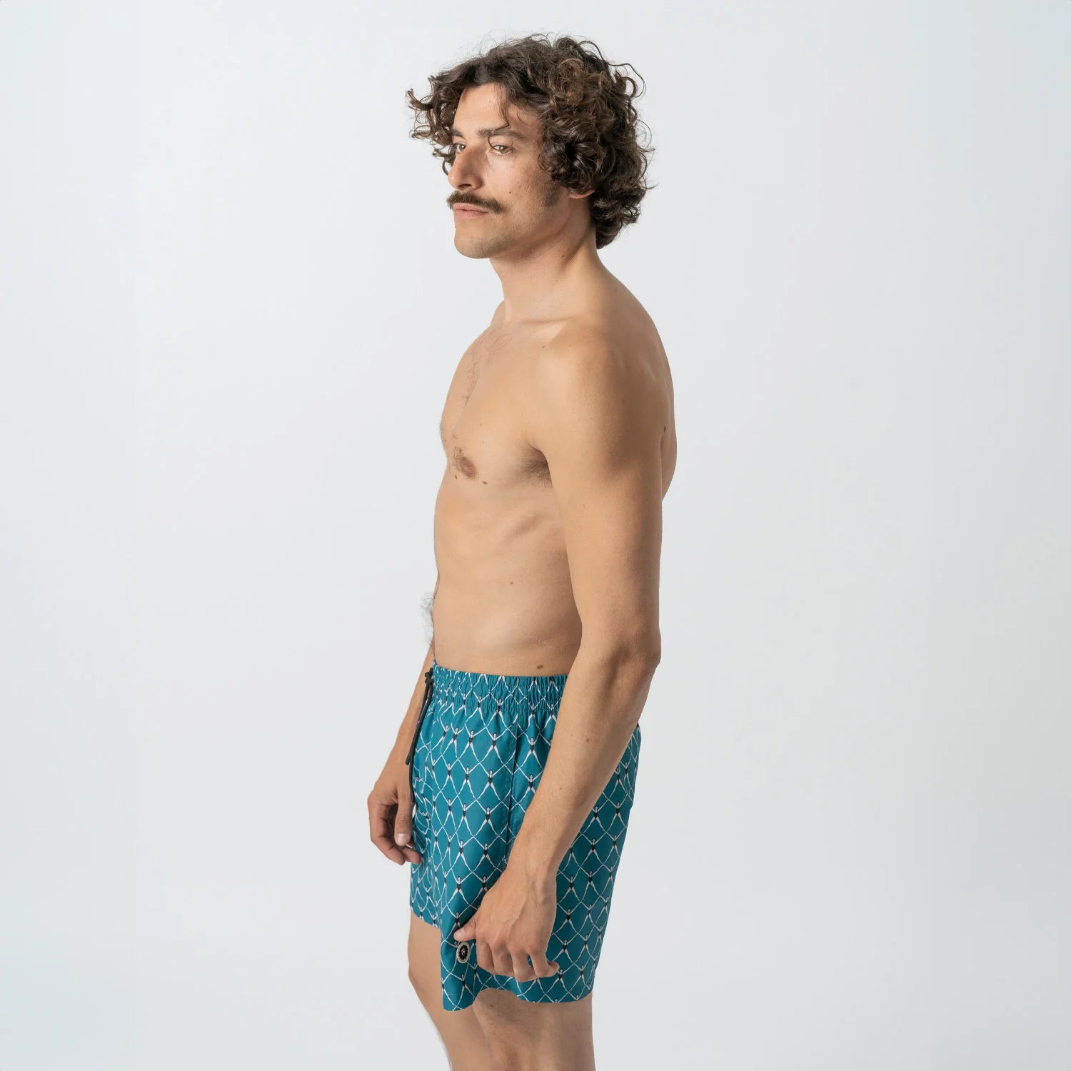 Olympic Swimmer Swim Shorts - Dark Acqua - Image 4