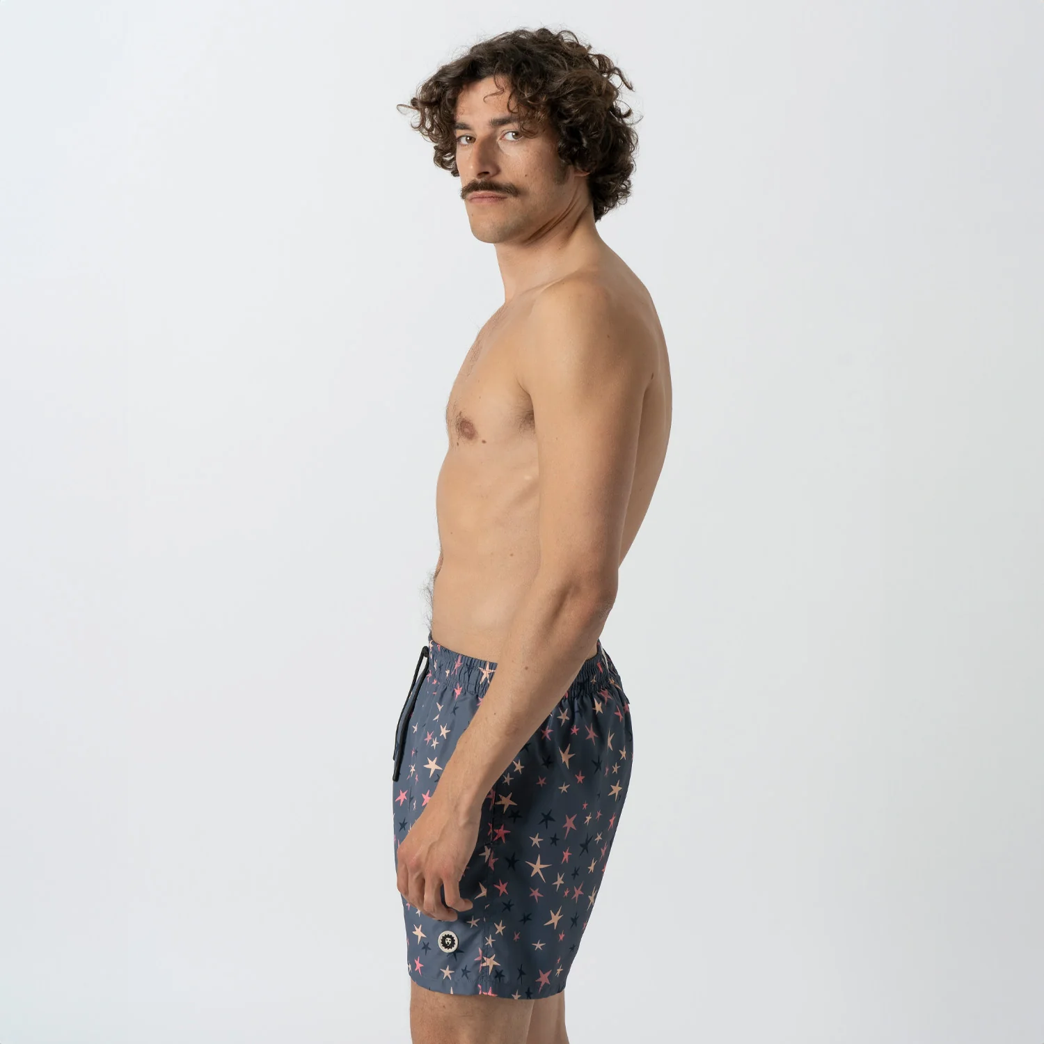 Stars Swim Shorts - Dark Blue - Image 4