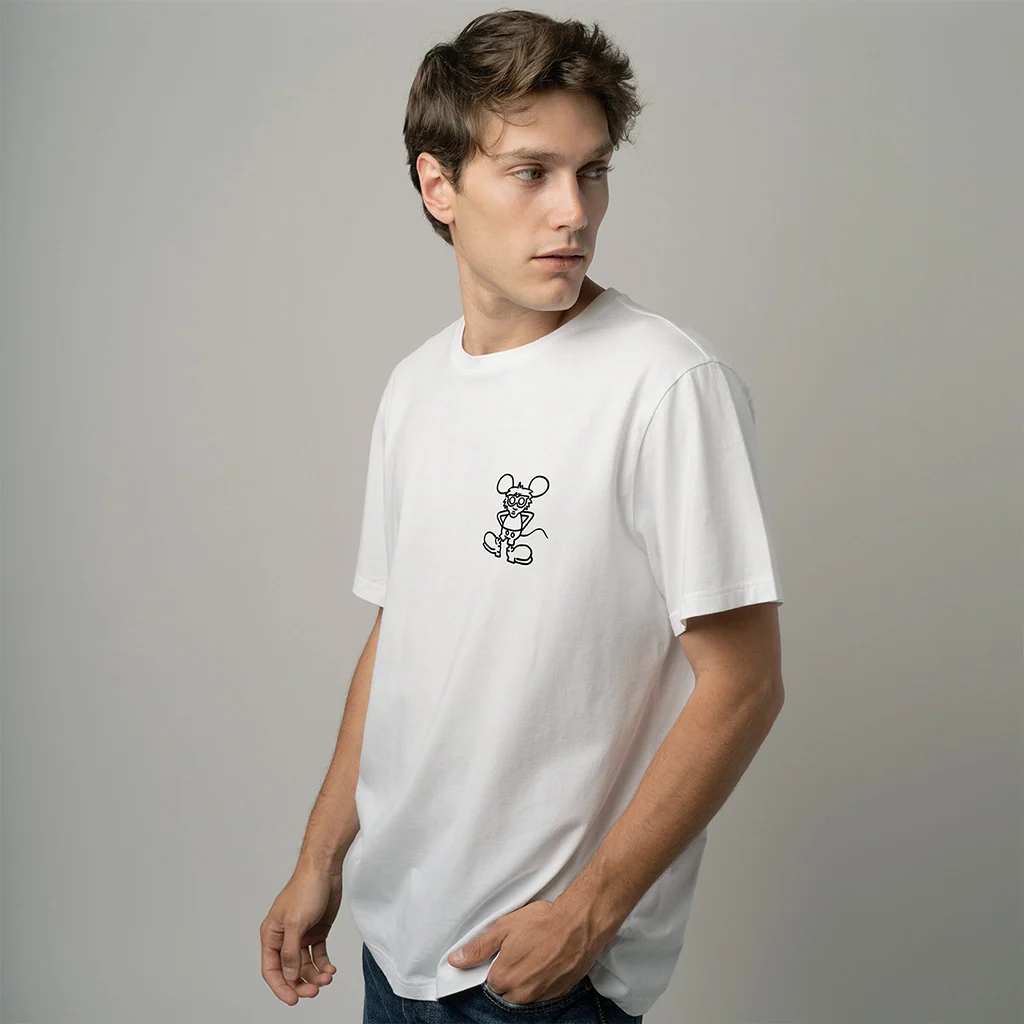 Keith Haring Andy Mouse Tee - White - Image 4