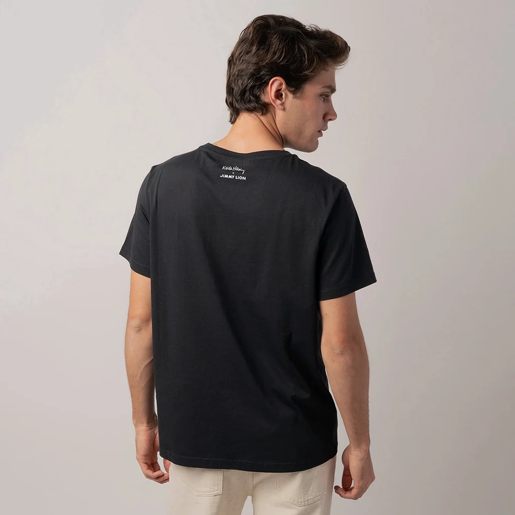 Keith Haring Safe Sex Pocket Tee - Black - Image 4