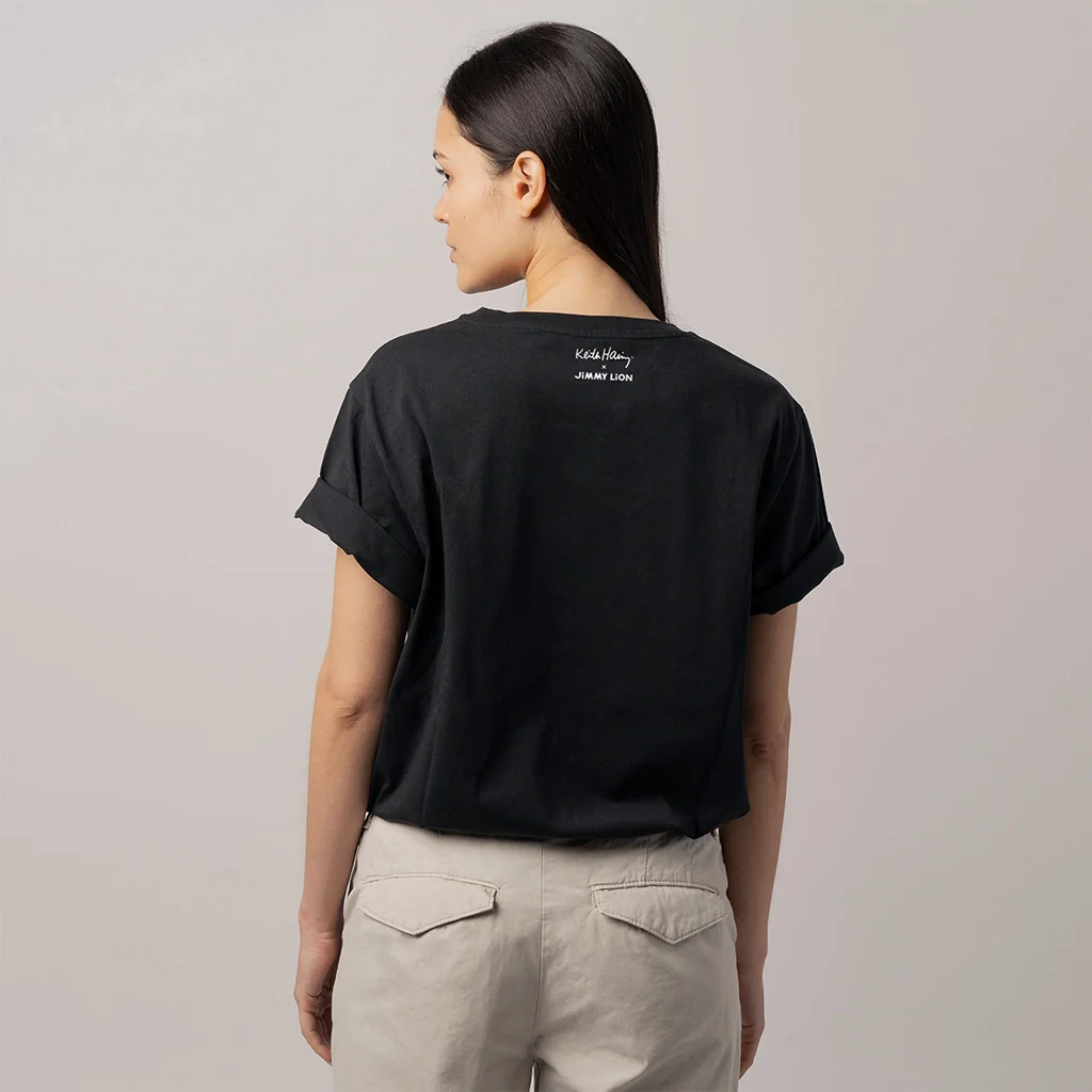 Keith Haring Safe Sex Pocket Tee - Black - Image 6